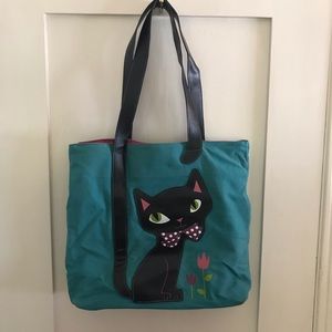Rare Collectible Gama-Go Cat Tote Bag Purse